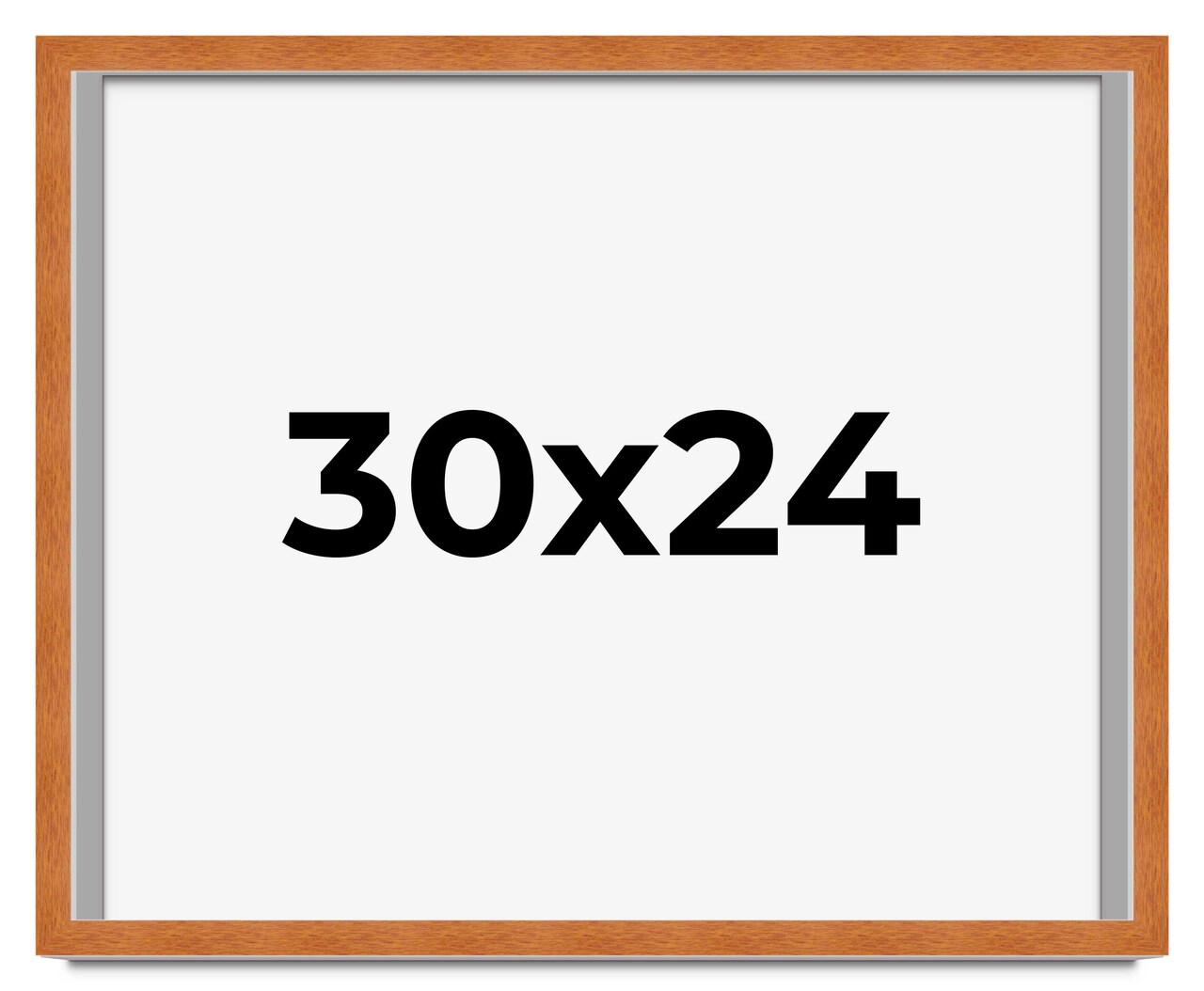 24x30 Classic Picture Frame with UV-Resistant Acrylic & Acid Free Backing, Available in 4 Finishes - Black, Brown, Gold, and Silver